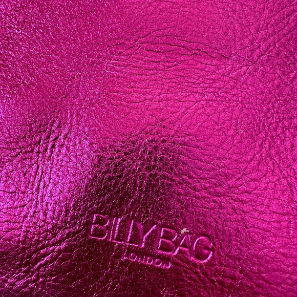Billy Bag London Metallic Pink Clutch/Cosmetic Case - Picture 2 of 5
